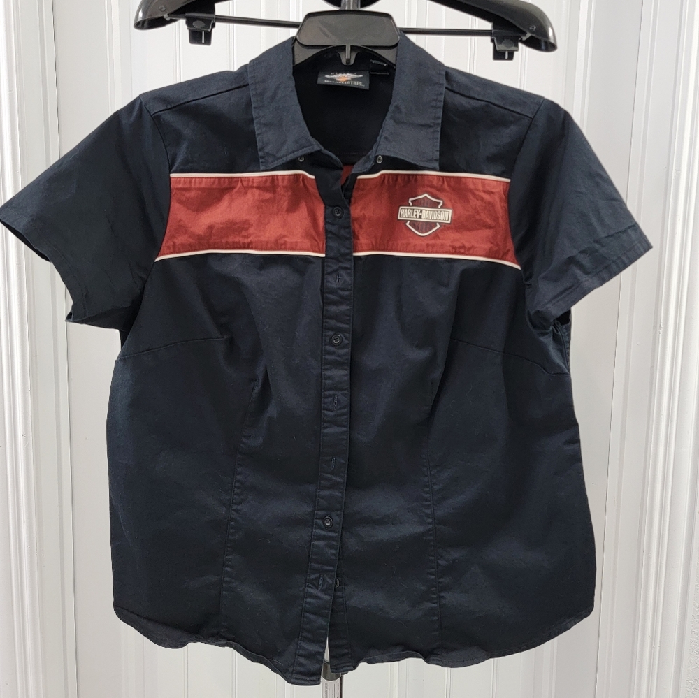 Harley-Davidson button-down shirt
